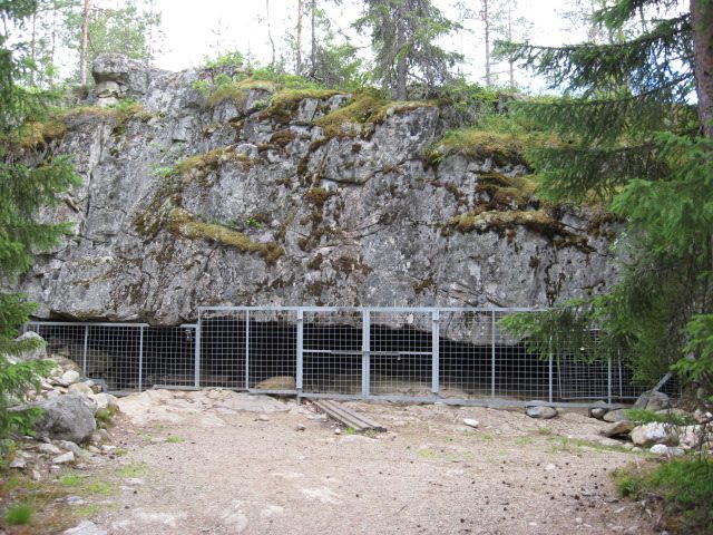 Wolf Cave in Karijoki, Finland.