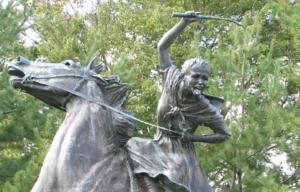 Statue of Sybil Ludington.