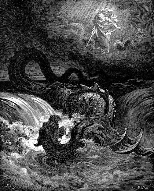 The Destruction of Leviathan (1865) by Gustave Doré.