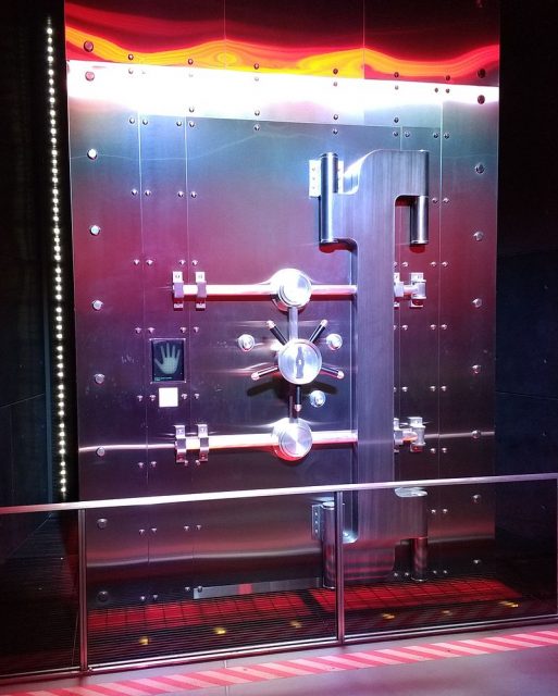 Vault containing the secret formula at the World of Coca-Cola in Atlanta