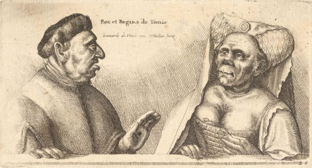 King and Queen of Tunis, Wenzel Hollar (1607–1677)
