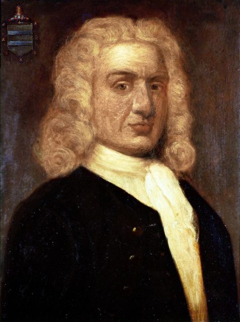 William Kidd, privateer, pirate. 18th century portrait by Sir James Thornhill.