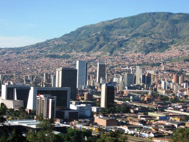 The city of Medellín, where Escobar grew up and began his criminal career. Photo by DAIRO CORREA CC BY-SA 2.0