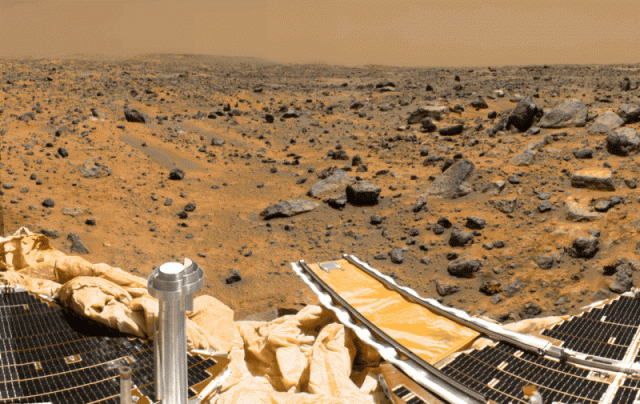 Image of landing site in 1997.