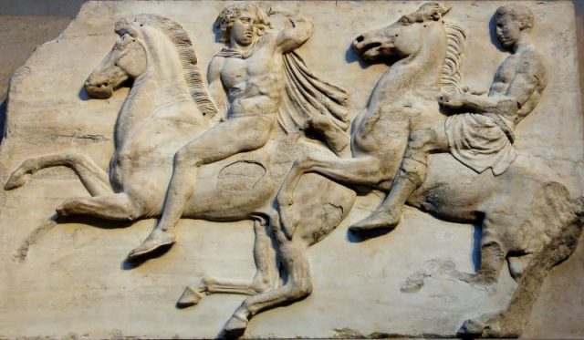 Cavalry from the Parthenon Frieze, West II, 2–3, British Museum.