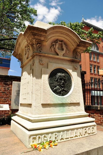 Edgar Allan Poe is buried at Westminster Hall in Baltimore, Maryland.