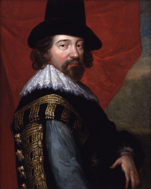 Sir Francis Bacon, c. 1618.