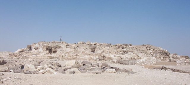Abu Rawash Pyramid.