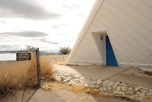 Entrance to the Solar Telescope Photo by Daniel Ramirez CC BY 2.0