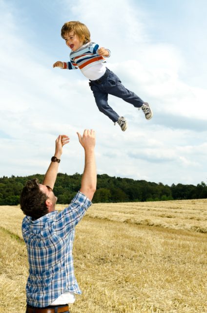 Street sweeper Joseph Figlock turned out to be very good at catching falling babies.