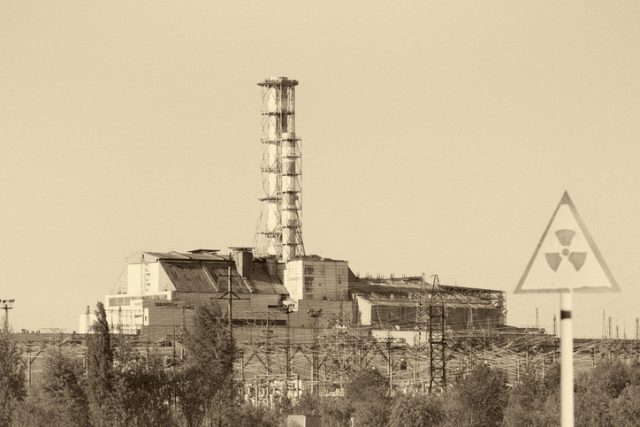 Chernobyl Nuclear Power Plant reactor 4 which exploded in 1986.