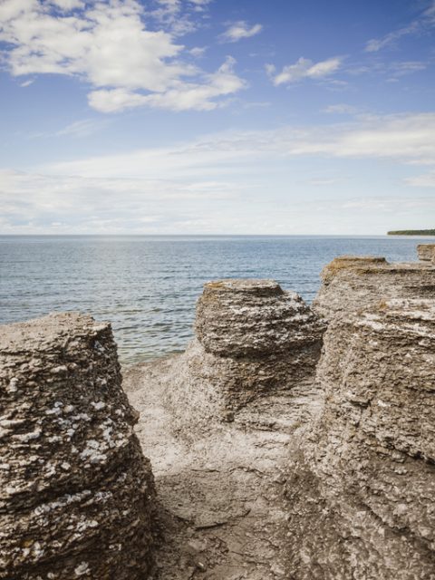 Byrums Raukar on Öland, Sweden.