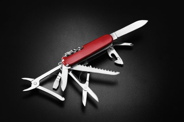 The term “Swiss Army knife” was coined by American soldiers after WWII.