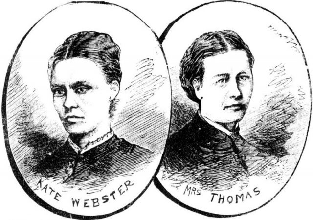 Kate Webster (left) and Julia Martha Thomas (right).