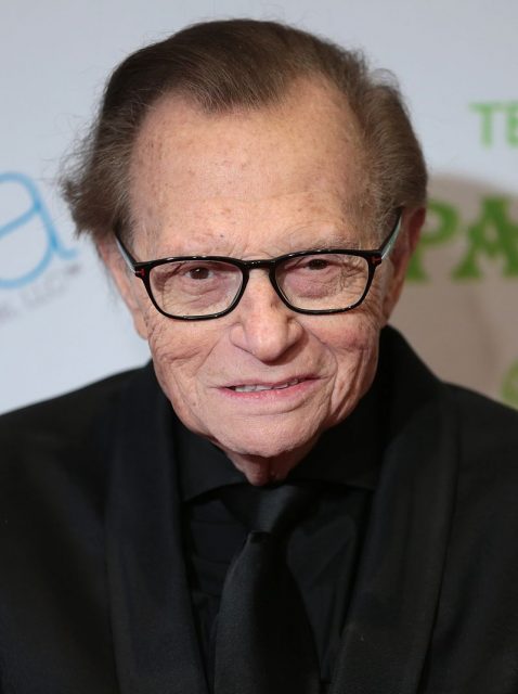 Larry King in March 2017. Photo by Gage Skidmore CC BY-SA 3.0