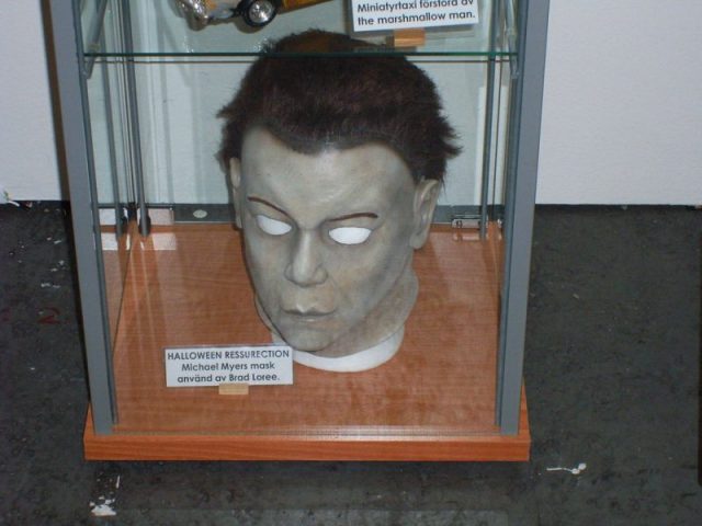 Michael Myers’ mask at Stockholm International Fairs. Photo by Egon Eagle CC BY-SA 3.0