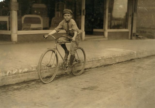 Percy Neville, eleven year old messenger boy.