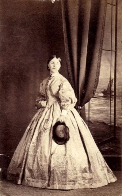 Elegant Victorian dress