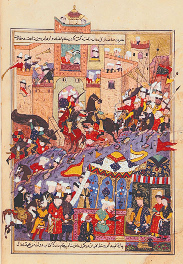 Timur commanding the Siege of Balkh.