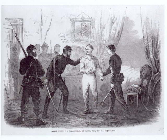 Vallandigham’s arrest, 1863.