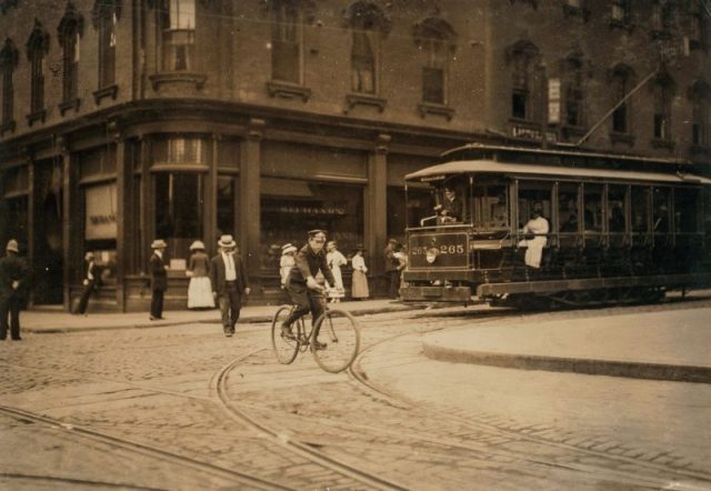 Young messenger in New Bedford,