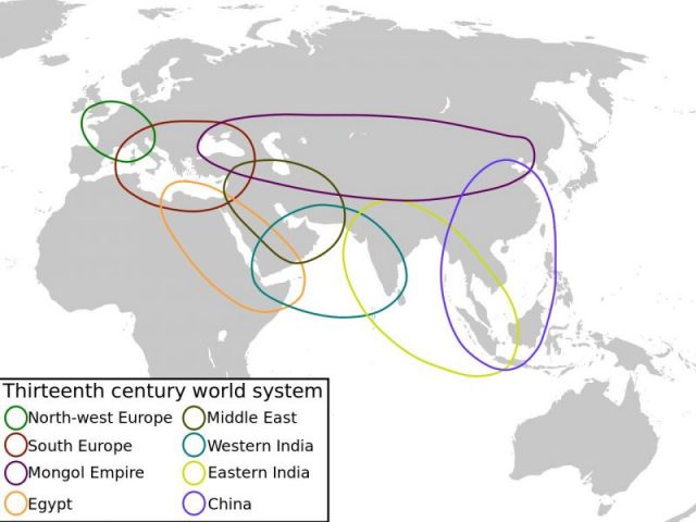 The 13th century world-system.