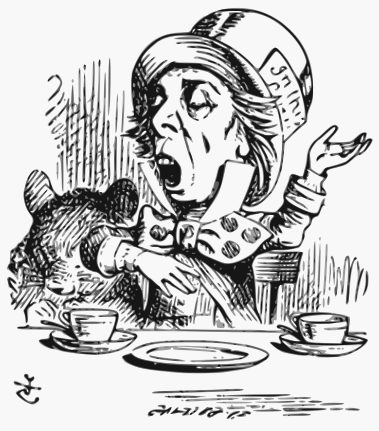 The Mad Hatter, illustration by John Tenniel