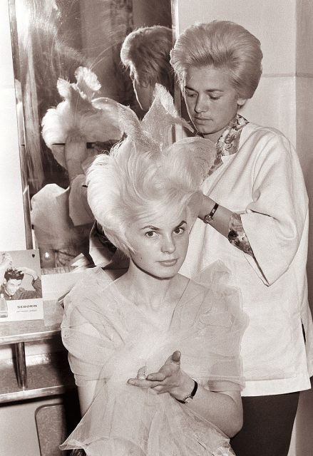 Hairdressing Competition in Ljubljana, Slovenia, 1961.