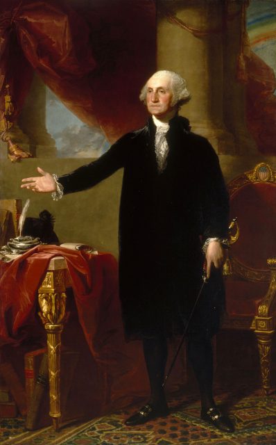 Gilbert Stuart, George Washington (Lansdowne portrait, 1796)