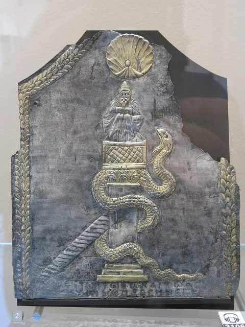 Ex-voto as a plaque of Simeon stylites.