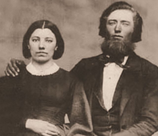 Caroline and Charles Ingalls, parents of Laura Ingalls Wilder.