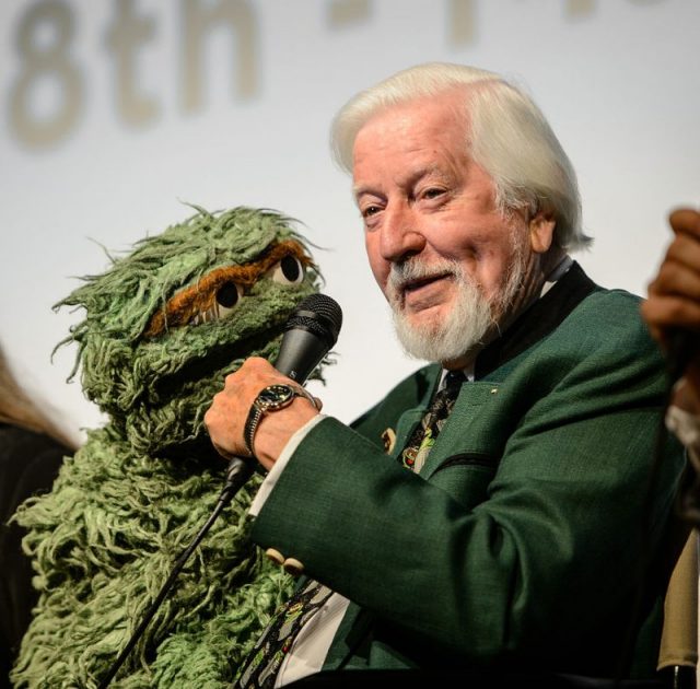 Spinney with Oscar the Grouch, May 2014. Photo by Montclair Film Festival CC BY 2.0