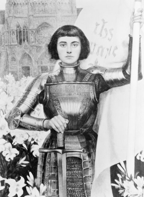 Illustration of Joan of Arc.
