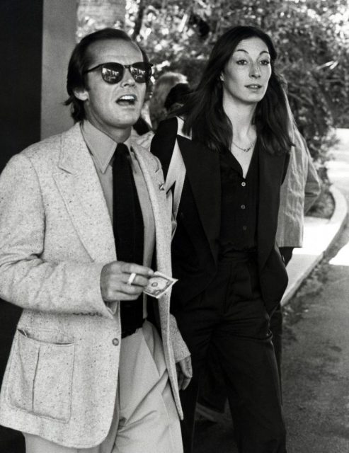 Jack Nicholson and Anjelica Huston. Photo by Ron Galella/WireImage