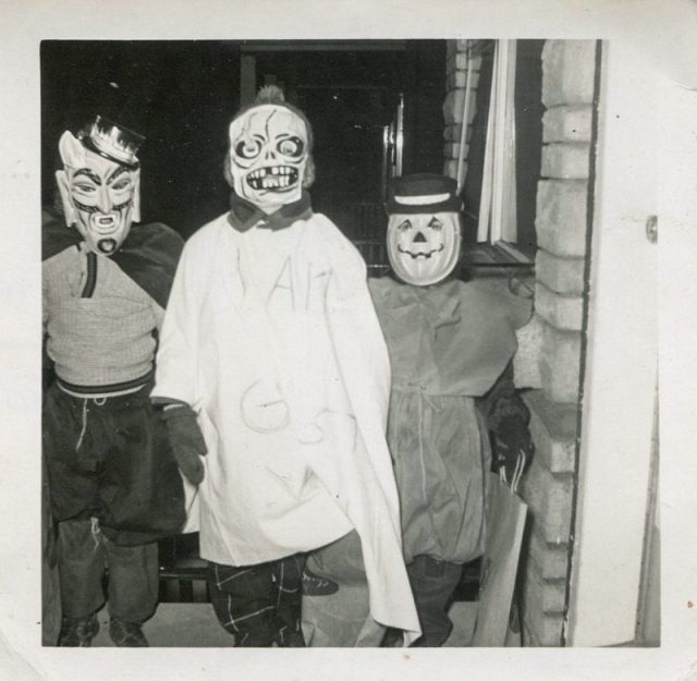 Group of children in Halloween costumes. Photo by Oakenroad Flickr CC BY 2.0