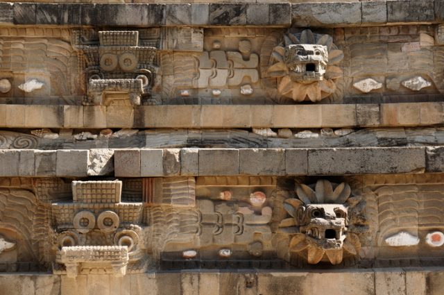 The Moon pyramid temple, Teotihuacan Aztec ruins near Mexico City, Mexico.