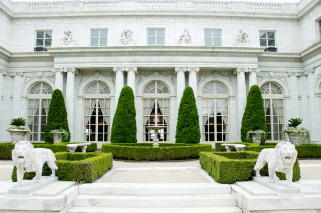 Rosecliff is one of the Gilded Age mansions built by architect Stanford White between 1898-1902.