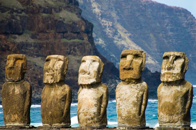 Mysterious Easter Island monuments