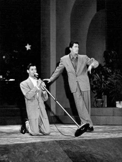 Martin and Lewis on Ed Sullivan’s The Toast of the Town in 1948.