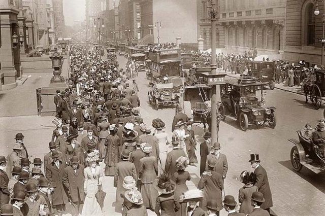 New York Fifth Avenue, 1900.