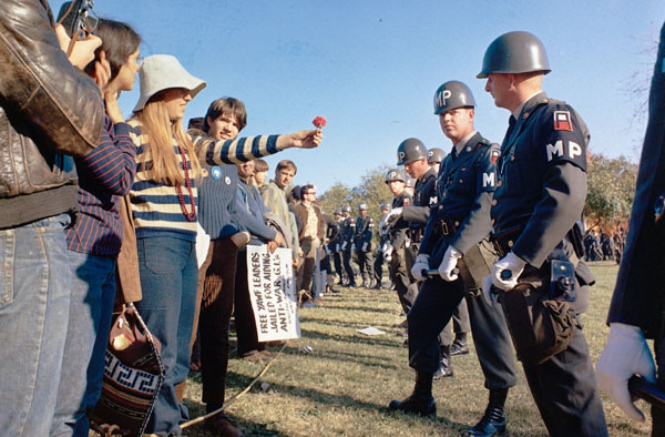 Anti-Vietnam War demonstration, 1967.
