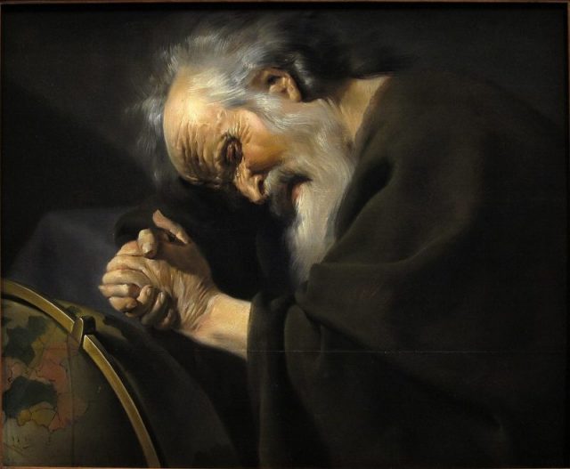 Heraclitus of Ephesus by Johannes Moreelse.