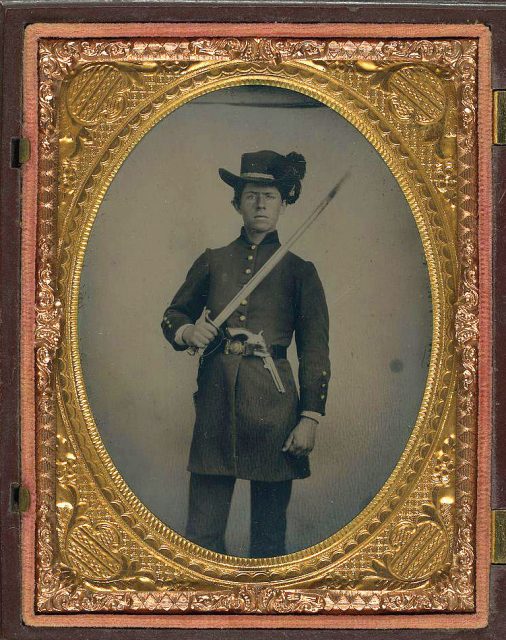 Unidentified Confederate soldier.