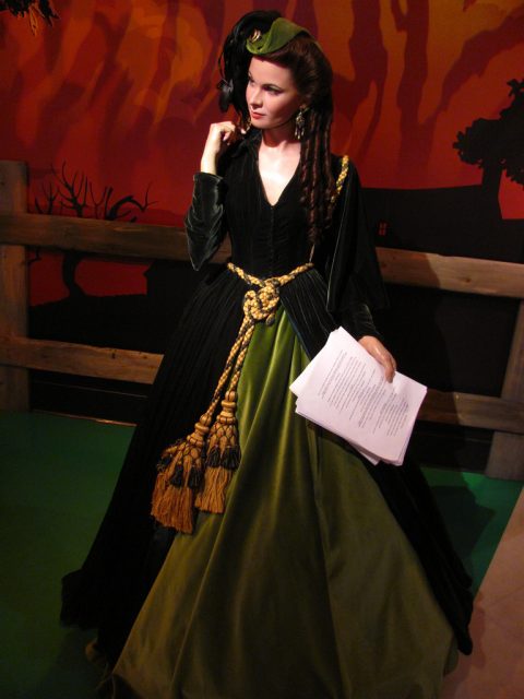 Vivien Leigh/Scarlett O’Hara figure at Madame Tussauds Hollywood. Photo by Castles, Capes & Clones CC BY SA 2.0