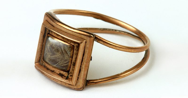 Mourning ring worn by Alexander Hamilton's wife