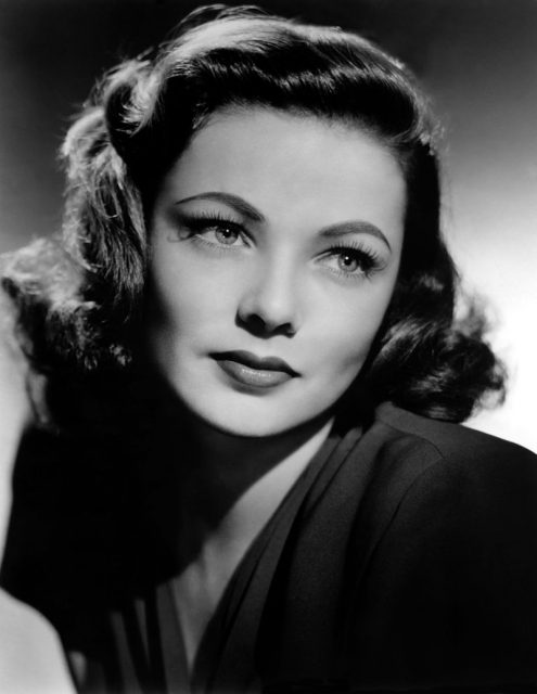 Gene Tierney photograph from early 1940s.