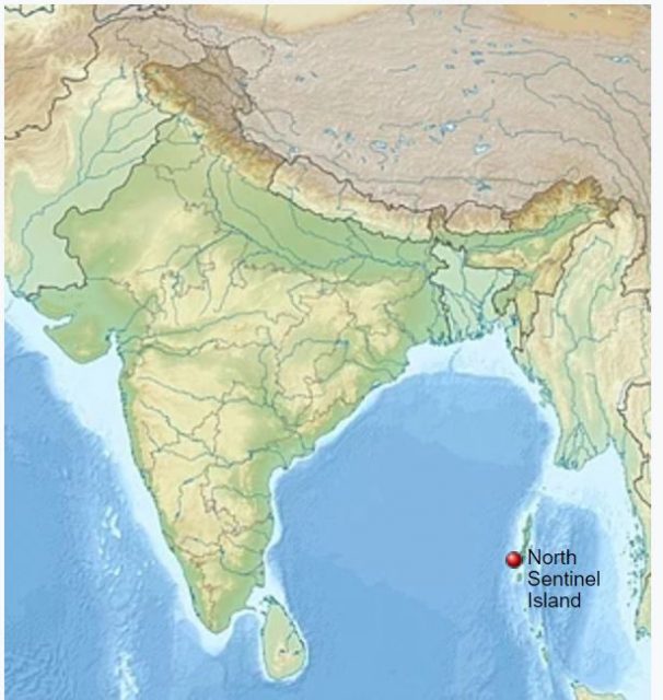 North Sentinel Island (India) Photo by CC BY-SA 3.0