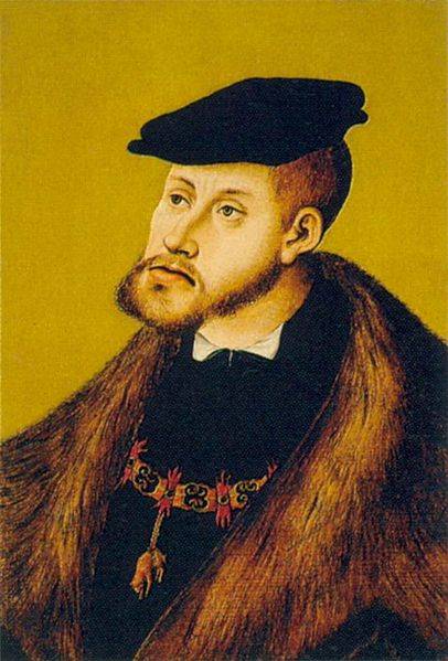 Charles V of Spain’s Habsburg jaw.