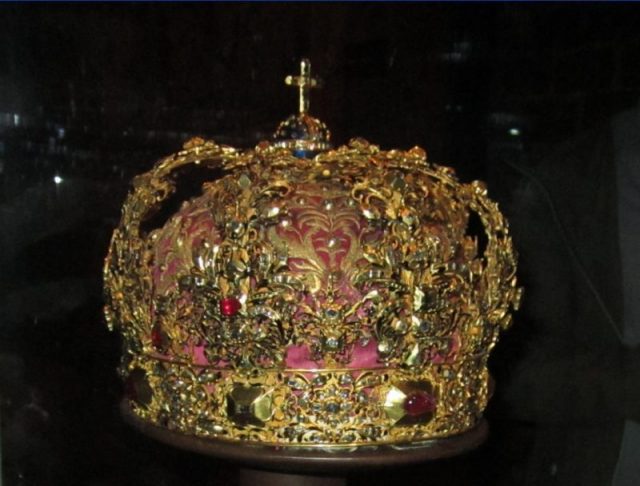 The Queen Consort’s Crown. Royal Treasury of Stockholm Palace, Sweden.