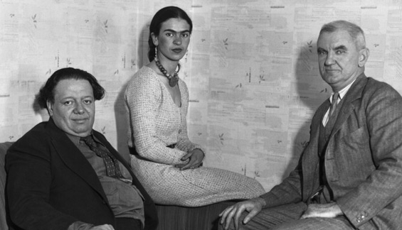 Diego Rivera, Frida Kahlo & Anson Goodyear